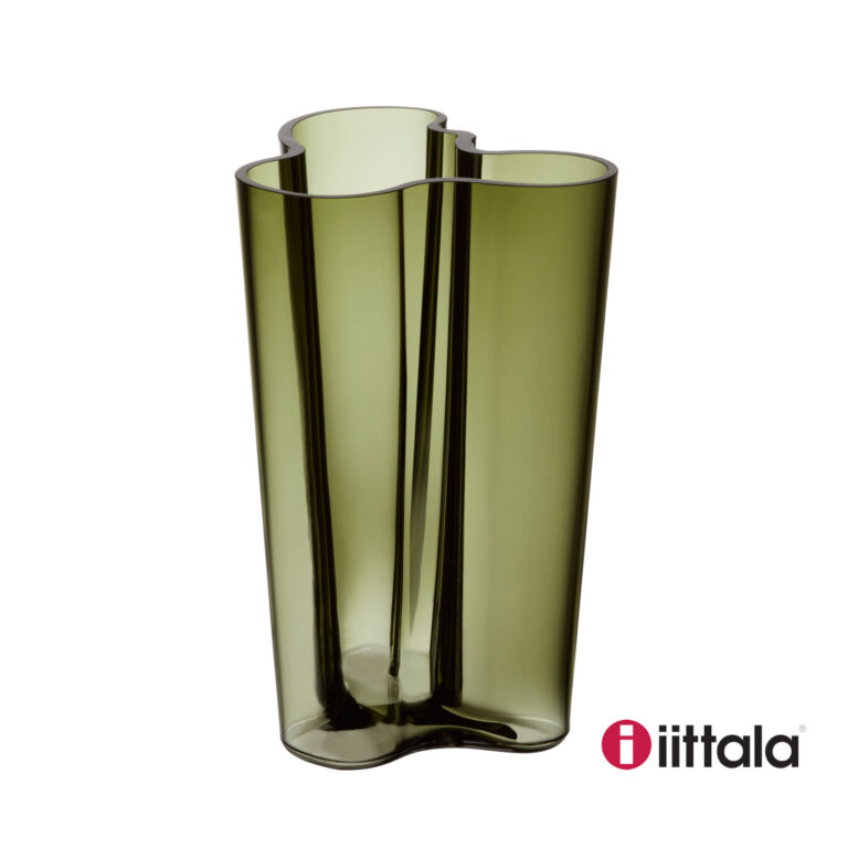 Iittala Alvar Aalto Vasi Cm Moss Green Vogue Fyrir Heimili